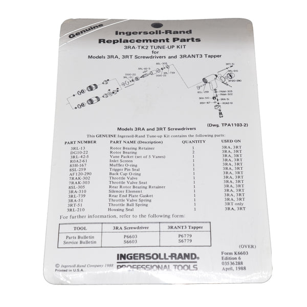 3RA-TK2 - Tune-Up Kit