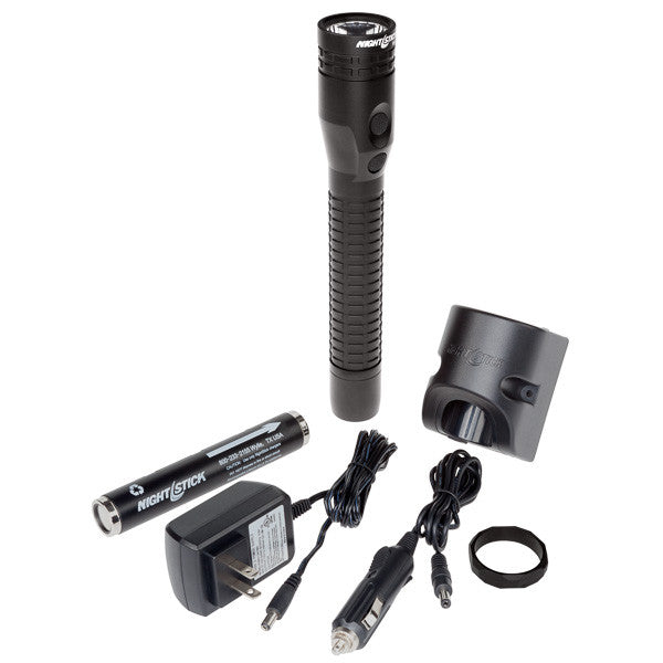 NSR-9944XL - Xtreme Lumens Metal Multi-Function Rechargeable Duty-Personal-Size LED Dual-Light - Black