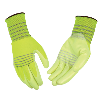 116-1880-M - Glove, Hi-Vis Reflective Thread - M