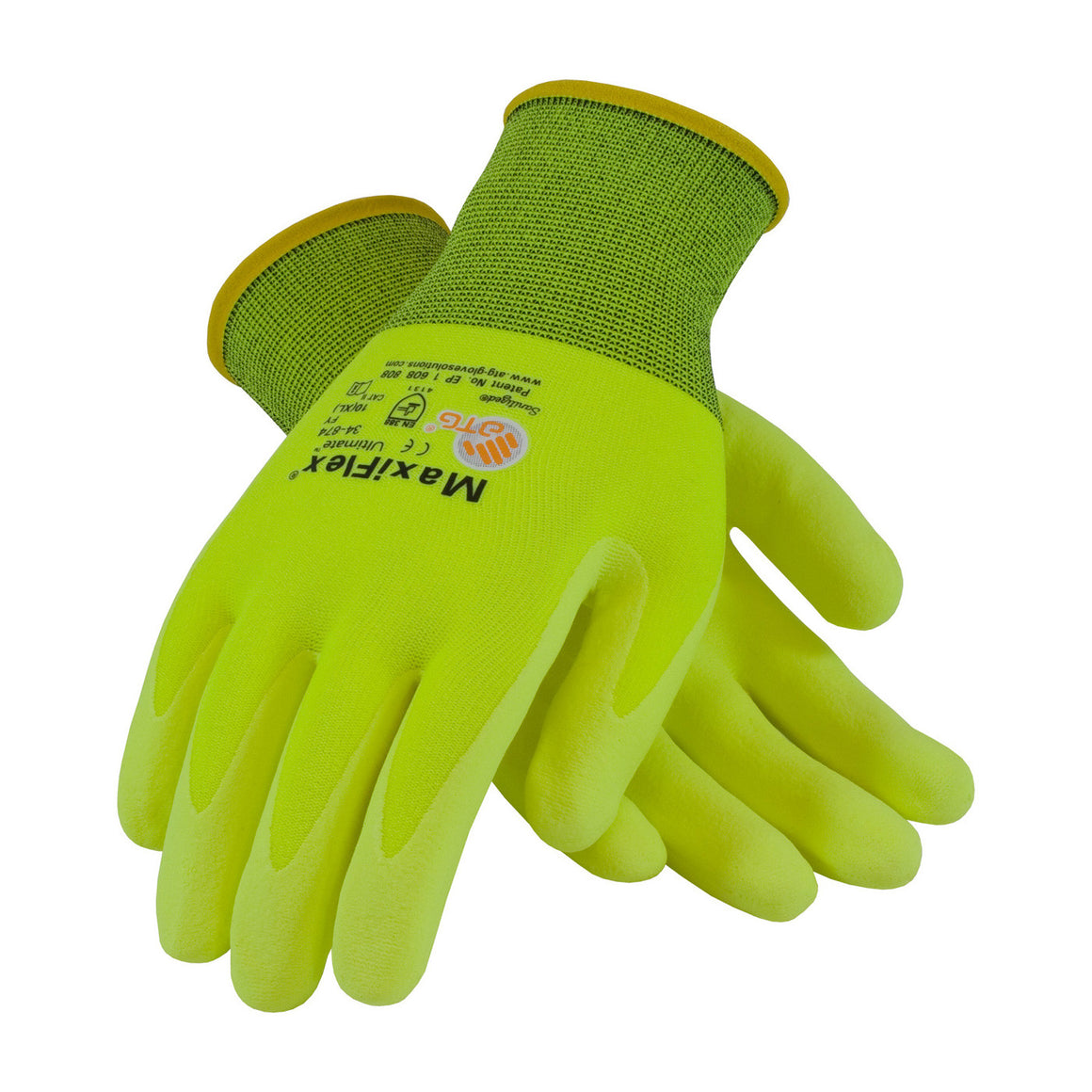 34-874FY/L - MaxiFlex Ultimate HV Glove, L (12 Pack)