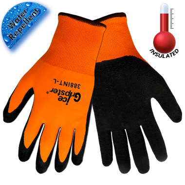 388INT-M - Glove, Ice Gripster, Water Repellent - M