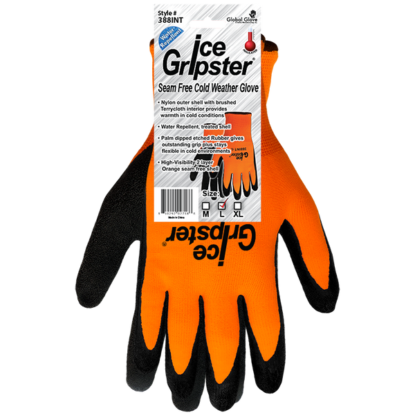 388INT-XL - Glove, Ice Gripster, Water Repellent - XL