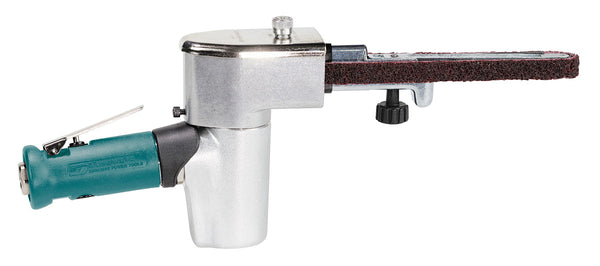 40335 - Dynafile II Abrasive Belt Tool, for Non-Woven Nylon Belts .5 hp, 7 Degree Offset, 20,000 RPM, Front Exhaust, for 1/4"-3/4" W x 18" L (6-19 mm x 457 mm) Belts