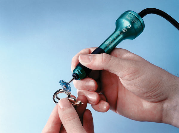 51731 - .1 hp Straight-Line Pencil Grinder 60,000 RPM, Turbine Air Motor, Rear Exhaust, 1/8" Collet, with Ceramic Bearings