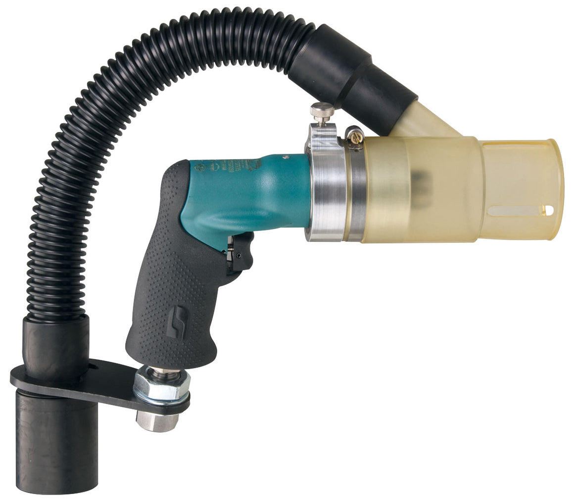 52905 - 1/4" Drill, Central Vacuum .4 hp, 2,400 RPM, Pistol-Grip, Geared, Rear Exhaust, DynaChuck