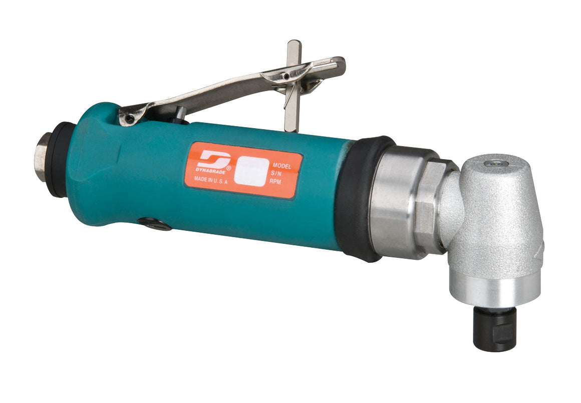 54359 - .7 hp Right Angle Die Grinder 18,000 RPM, Composite, Geared, Rear Exhaust, 1/4" & 6 mm Collet