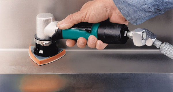 57900 - Dynafine Detail Sander, Non-Vacuum .12 hp, 7 Degree Offset, 13,000 RPM, 1/32" (1 mm) Dia. Orbit, Rear Exhaust