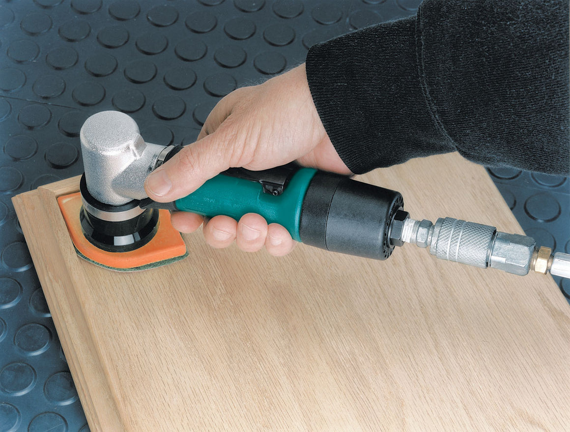 57900 - Dynafine Detail Sander, Non-Vacuum .12 hp, 7 Degree Offset, 13,000 RPM, 1/32" (1 mm) Dia. Orbit, Rear Exhaust