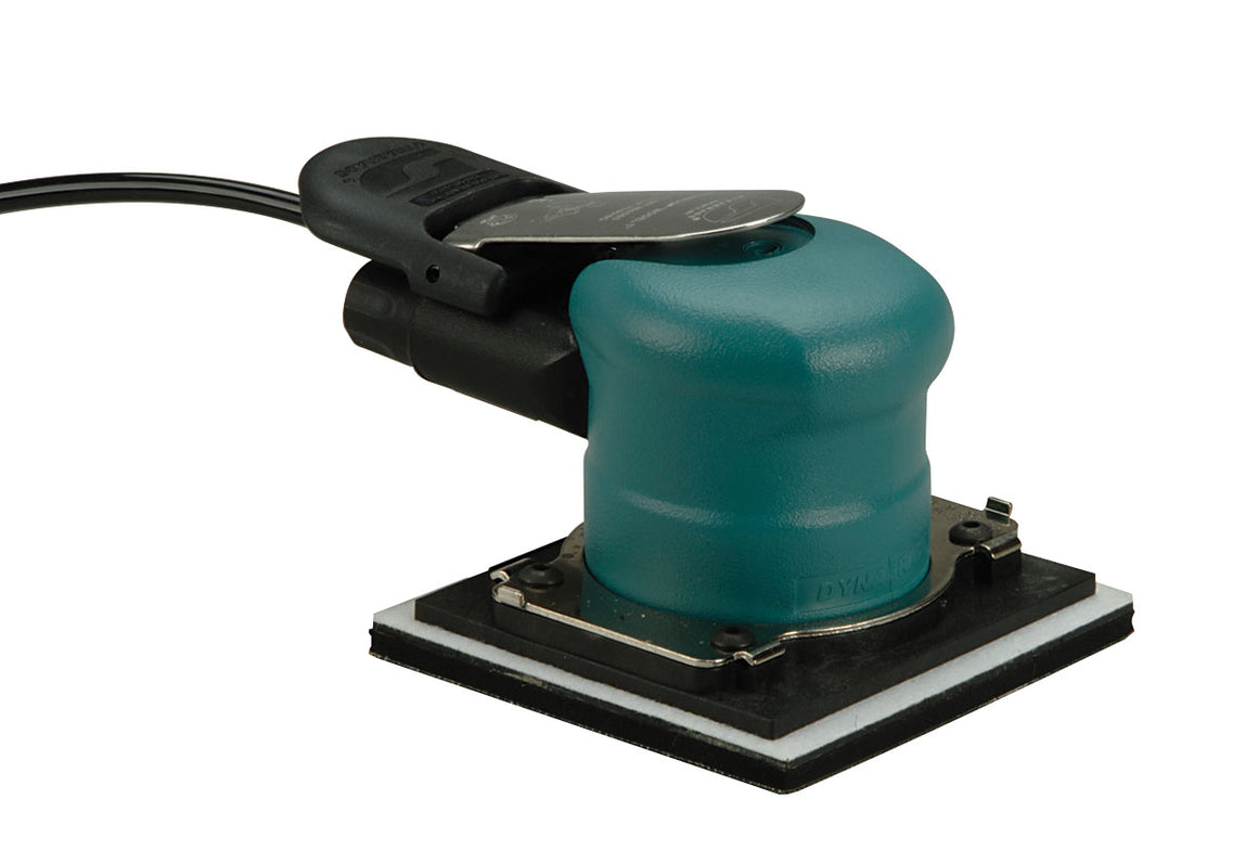 57923 - 4" W x 4-1/2" L (102 mm x 114 mm) Dynabug "Model T" Orbital Sander, Non-Vacuum 20,000 RPM, 3/32" (2 mm) Dia. Orbit, Rear Exhaust, Hook-Face Pad