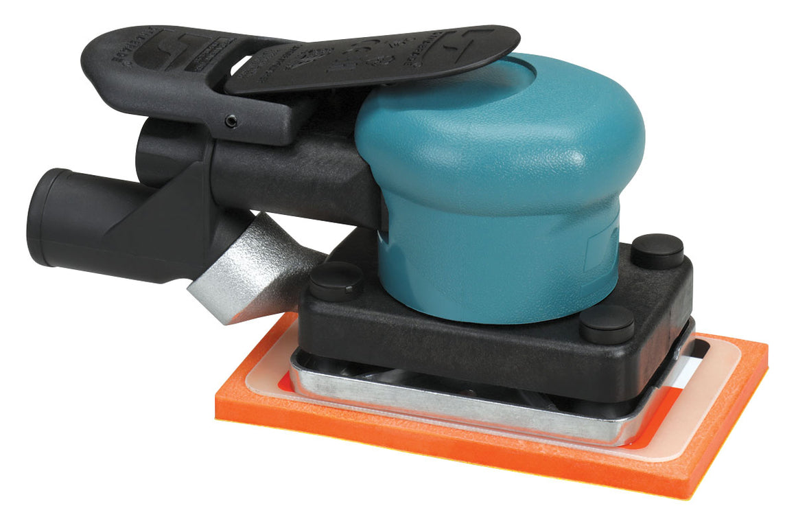 58509 - 3" W x 4-1/4" L (76 mm x 108 mm) Dynabug II Orbital Sander, Non-Vacuum .11 hp, 10,000 RPM, 3/32" (2 mm) Dia. Orbit, Rear Exhaust