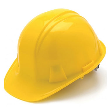 HP14030 - Standard Cap Style Hard Hat Standard Shell 4 Pt - Snap Lock Suspension, Yellow