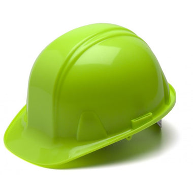HP14031 - Standard Cap Style Hard Hat Standard Shell 4 Pt - Snap Lock Suspension, Hi Vis Lime