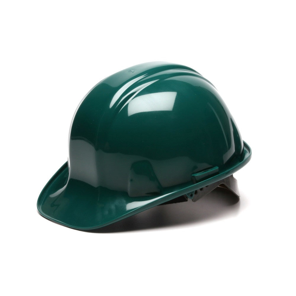 HP14035 - Standard Cap Style Hard Hat Standard Shell 4 Pt - Snap Lock Suspension, Green