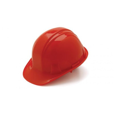 HP14120 - Standard Cap Style Hard Hat Standard Shell 4 Pt Ratchet Suspension, Red