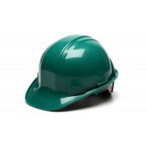 HP14135 - Standard Cap Style Hard Hat Standard Shell 4 Pt Ratchet Suspension, Green