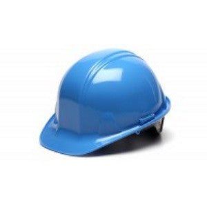 HP14162 - Standard Cap Style Hard Hat Standard Shell 4 Pt Ratchet Suspension, Light Blue