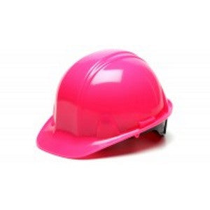 HP14170 - Standard Cap Style Hard Hat Standard Shell 4 Pt Ratchet Suspension, Hi Vis Pink