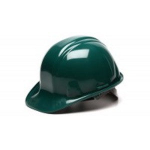 HP16035 - Standard Cap Style Hard Hat Standard Shell 6 Pt- Snap Lock Suspension, Green