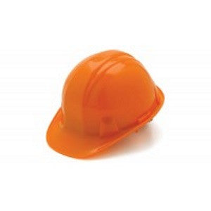 HP16040 - Standard Cap Style Hard Hat Standard Shell 6 Pt- Snap Lock Suspension, Orange