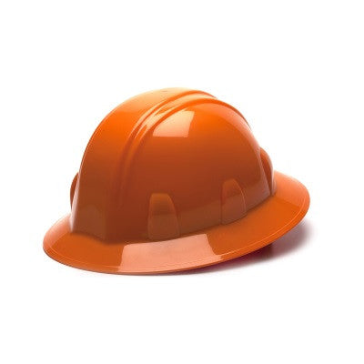 HP26140 - Standard Cap Style Hard Hat Full Brim 6 Pt Ratchet Suspension, Orange