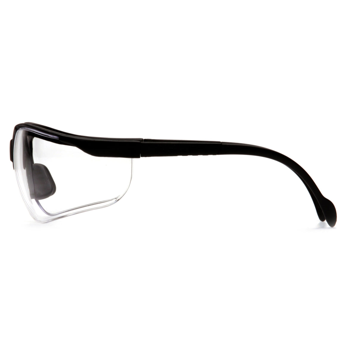 SB1810ST - Venture II® Safety Glasses Black FrameClear Anti-Fog Lens