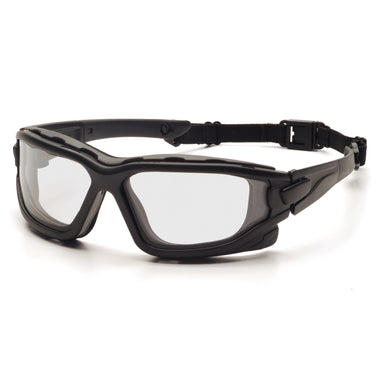 SB7010SDT - I-Force® Safety Glasses Black FrameClear Anti-Fog Lens