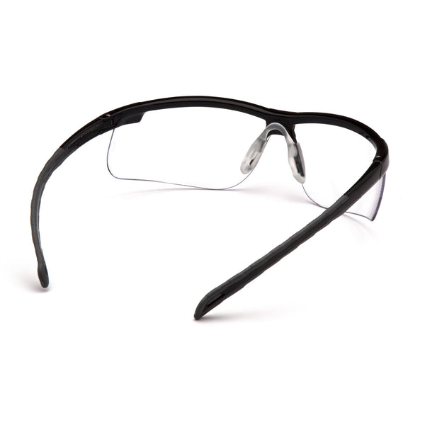 SB8610DT - Ever-Lite® Safety Glasses Black FrameClear Anti-Fog Lens