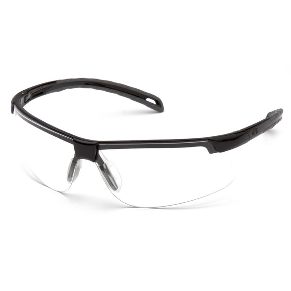 SB8610DT - Ever-Lite® Safety Glasses Black FrameClear Anti-Fog Lens