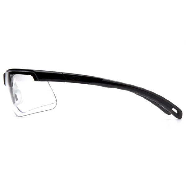 SB8610DT - Ever-Lite® Safety Glasses Black FrameClear Anti-Fog Lens